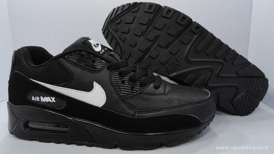 noir blanc logo de Nike Air Max 90 (3)